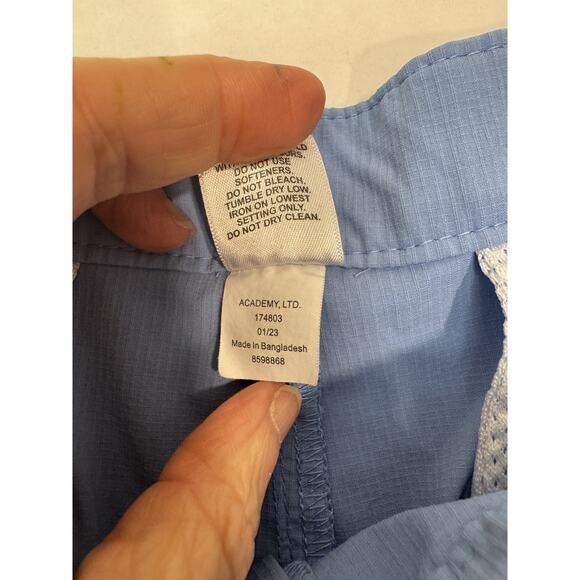 Magellan Men's Medium Fish Gear Falcon Lake 7" Shorts Blue Outdoors Lightweight - Picture 7 of 10